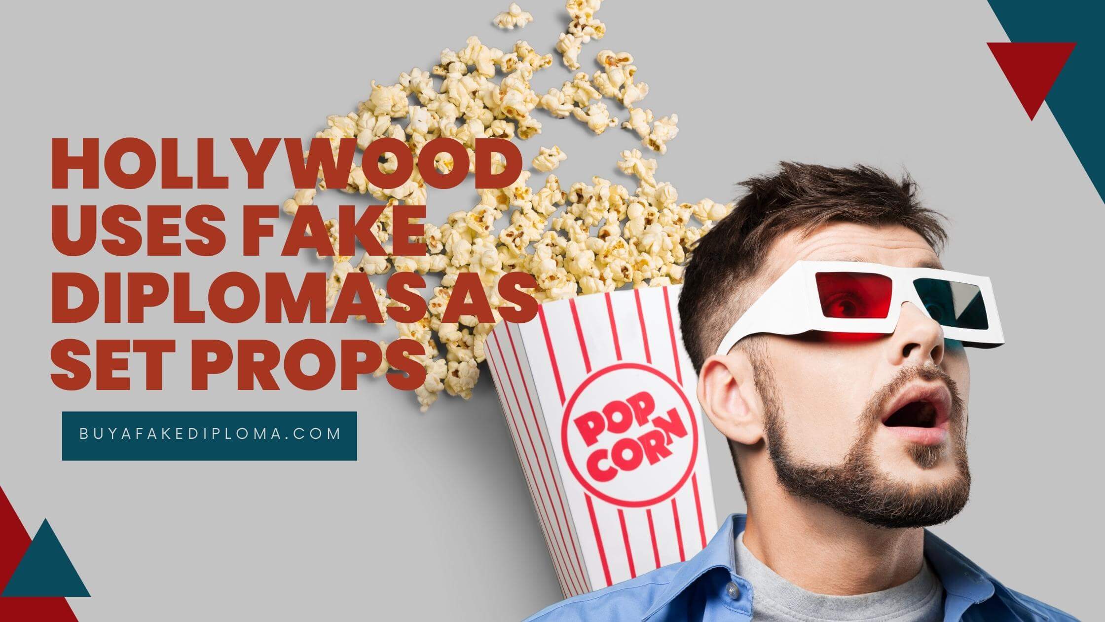 fake diplomas used as hollywood props in movies and tv shows