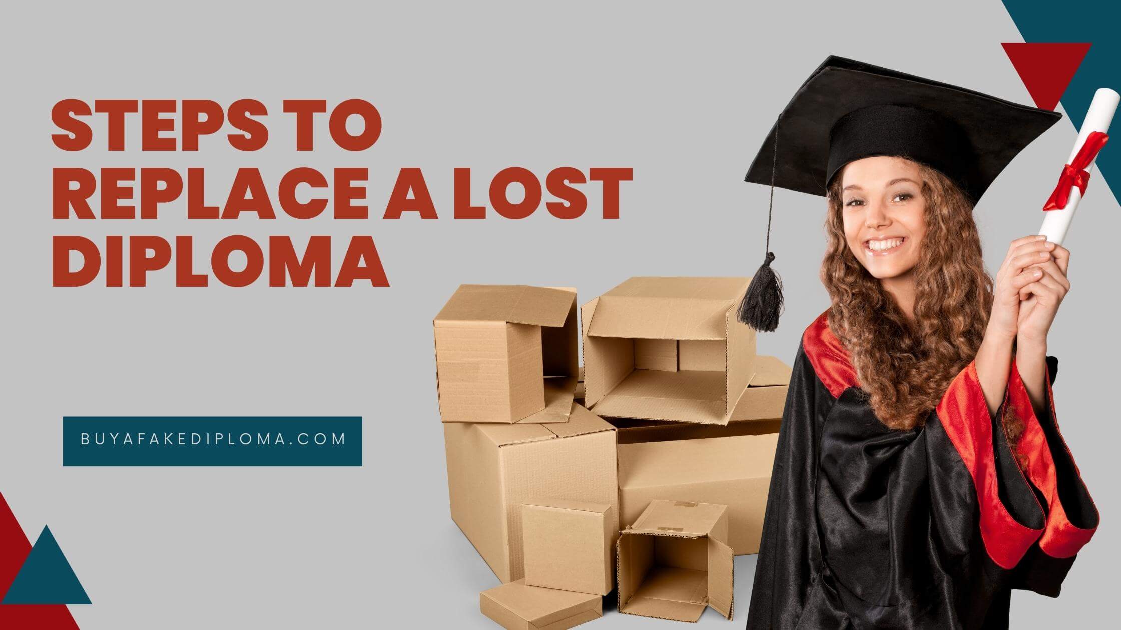 steps to replace a lost diploma